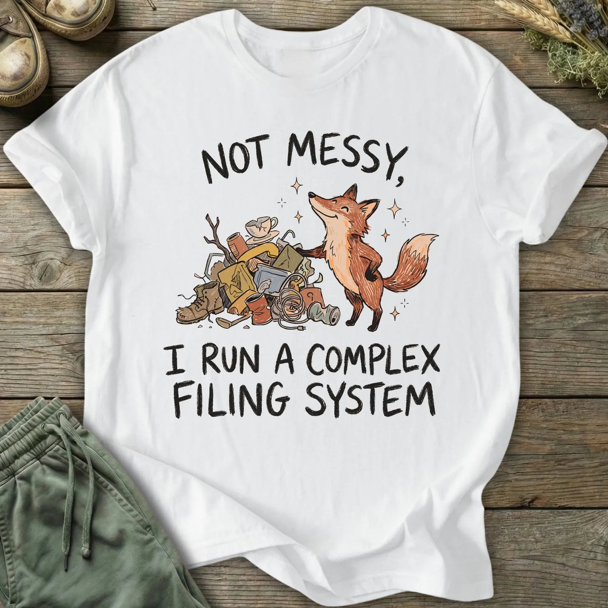 Printify T-Shirt Complex Filing System T-Shirt