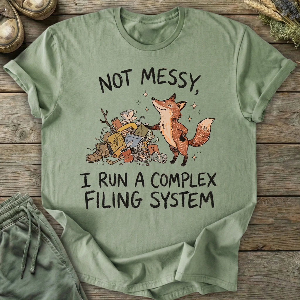 Printify T-Shirt Complex Filing System T-Shirt