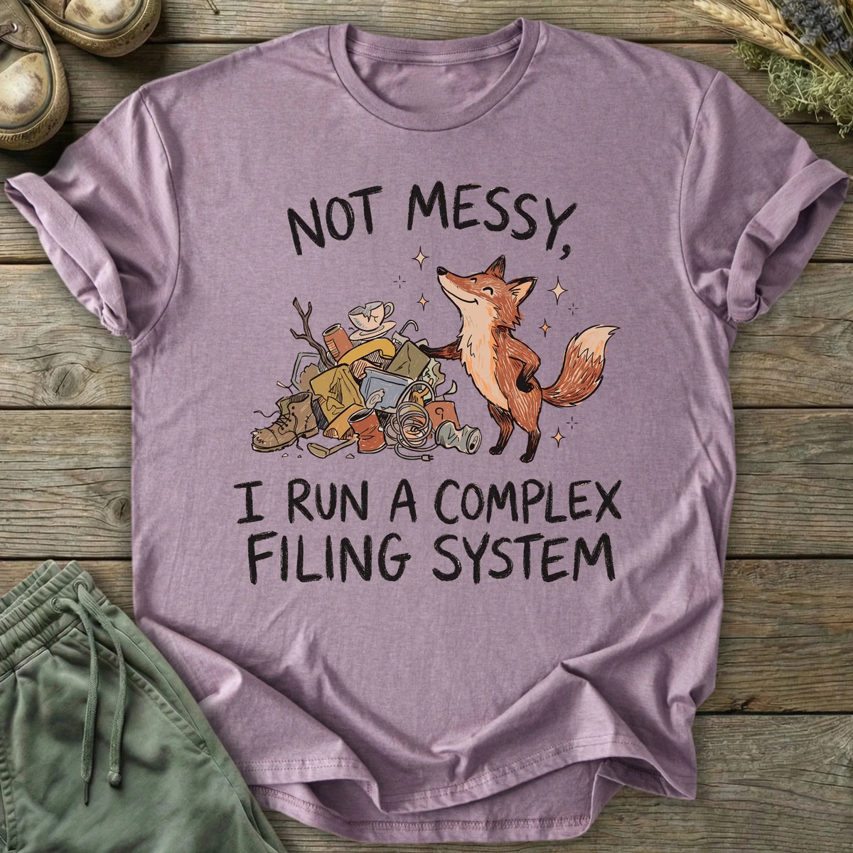 Printify T-Shirt Complex Filing System T-Shirt