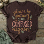 Printify T-Shirt Confused Again T-Shirt