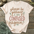 Printify T-Shirt Confused Again T-Shirt