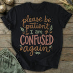 Printify T-Shirt Confused Again T-Shirt