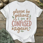 Printify T-Shirt Confused Again T-Shirt