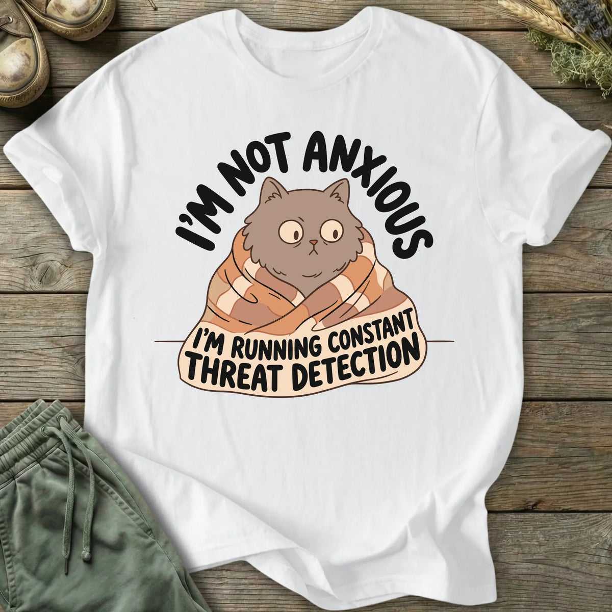 Printify T-Shirt Constant Threat Detection T-Shirt