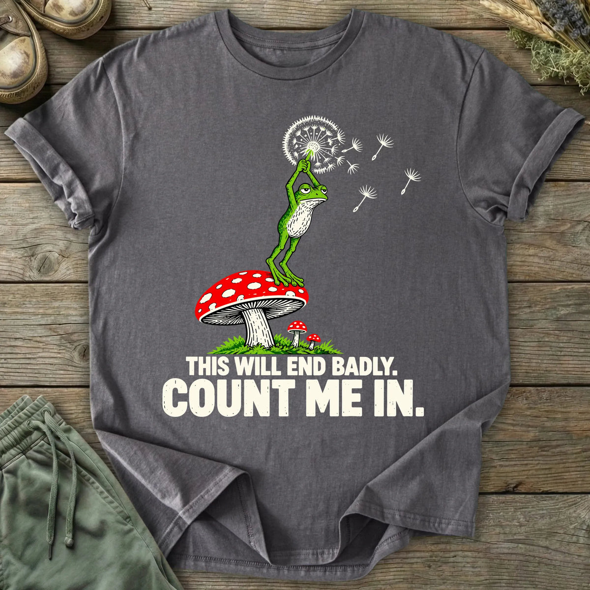 Printify T-Shirt Count Me In T-Shirt