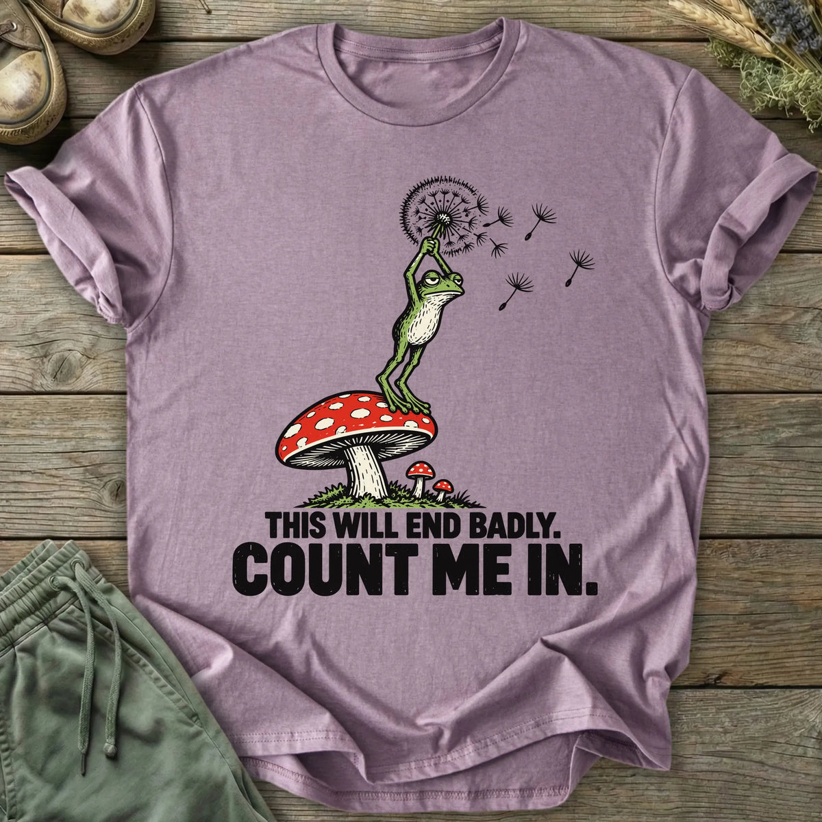 Printify T-Shirt Count Me In T-Shirt