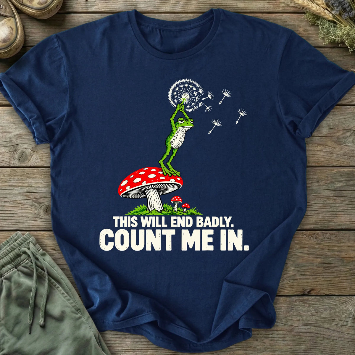 Printify T-Shirt Count Me In T-Shirt