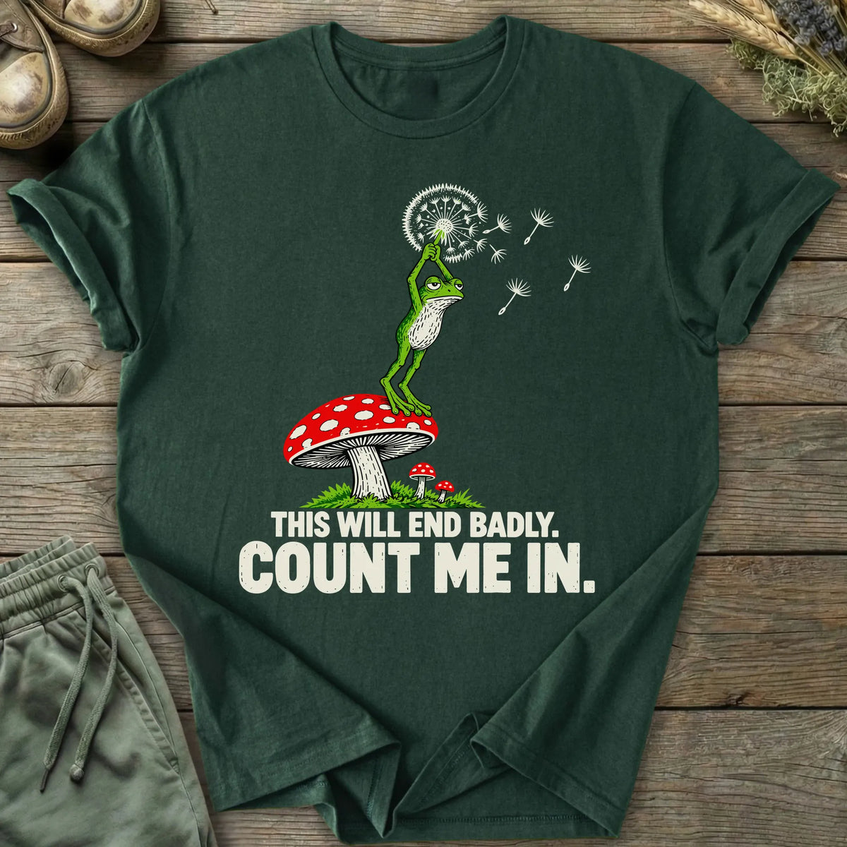 Printify T-Shirt Count Me In T-Shirt