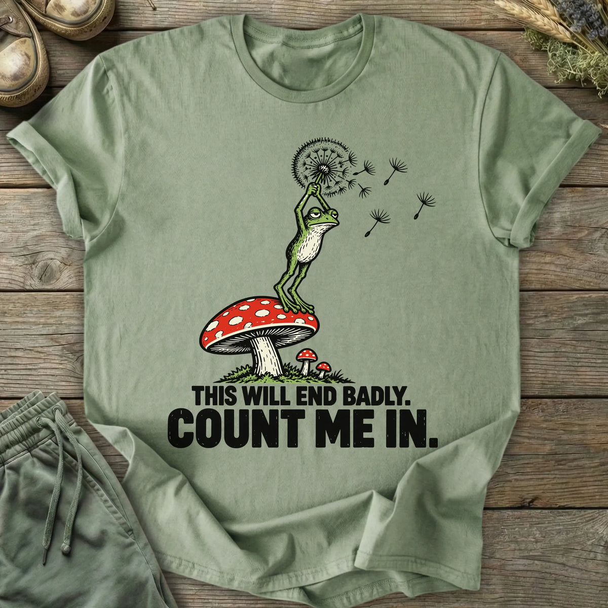 Printify T-Shirt Count Me In T-Shirt