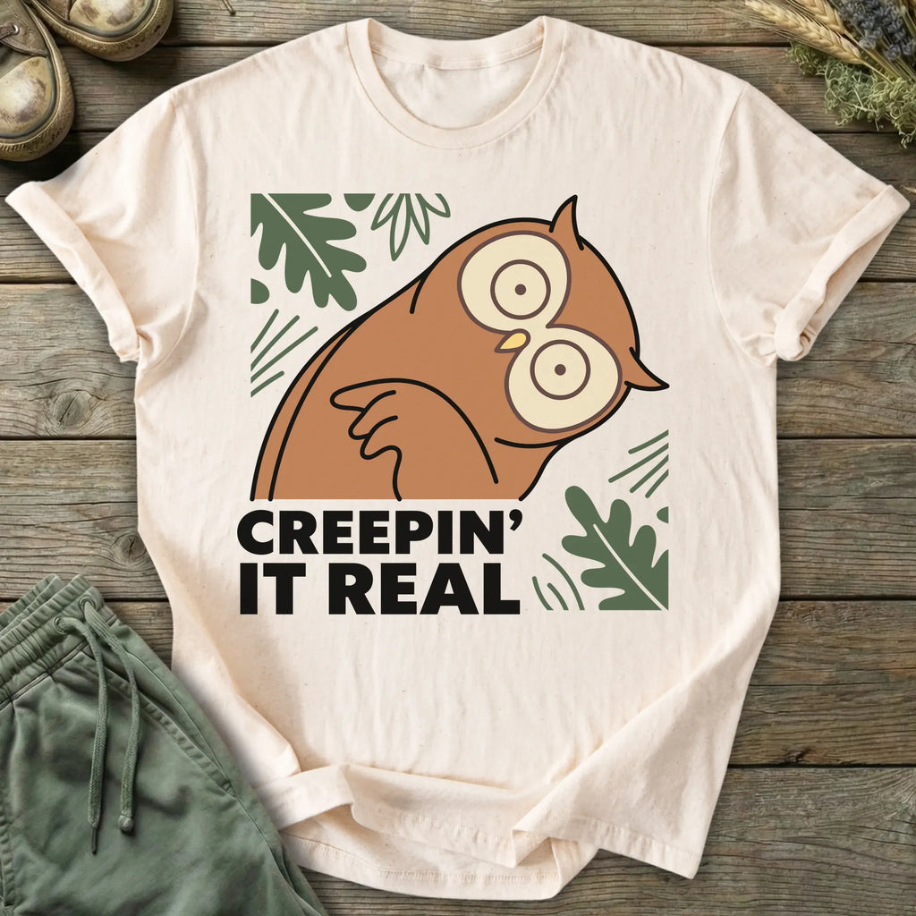 Printify T-Shirt Creepin' It Real T-Shirt