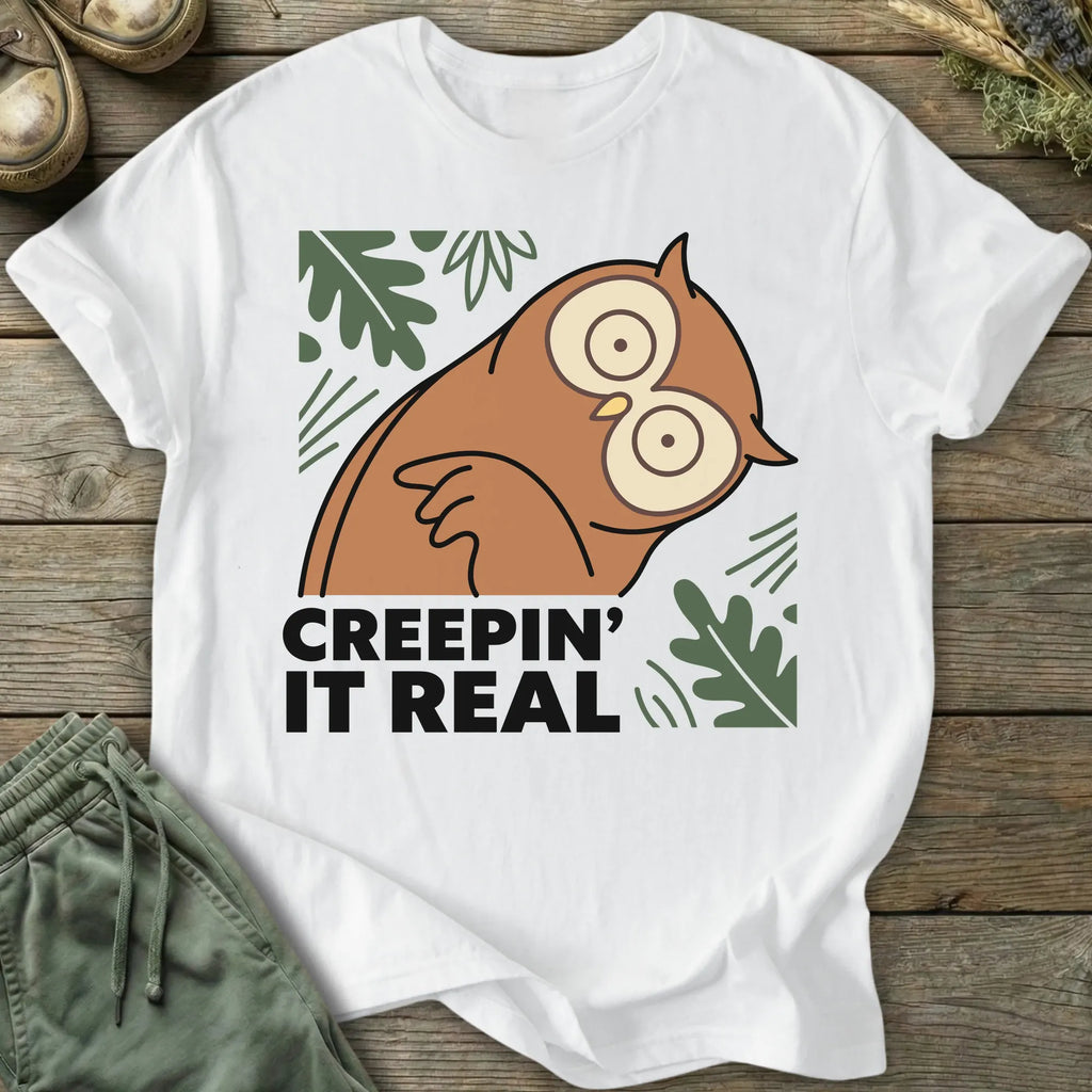 Printify T-Shirt Creepin' It Real T-Shirt