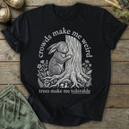 Printify T-Shirt Crowds Make Me Weird T-Shirt