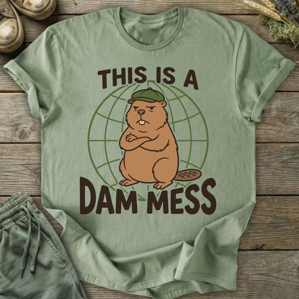 Printify T-Shirt Dam Mess T-Shirt