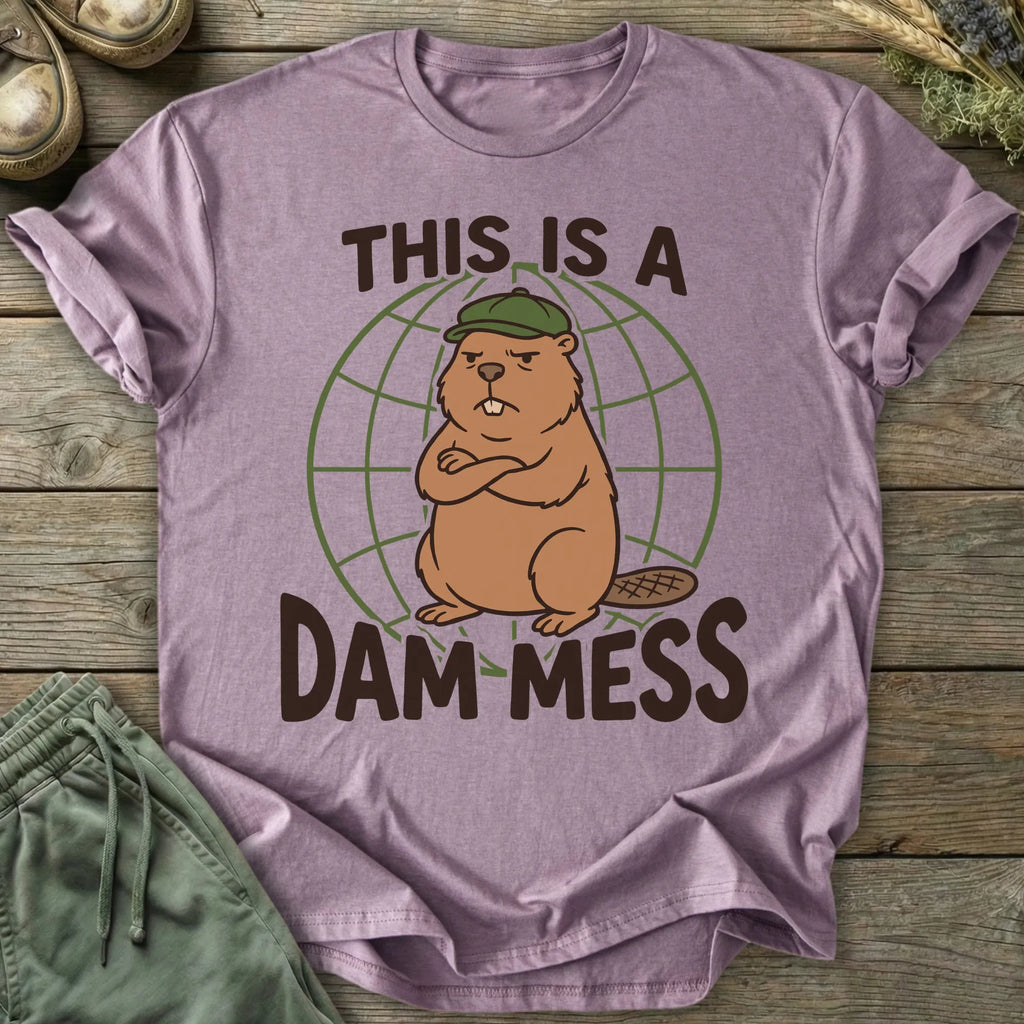 Printify T-Shirt Dam Mess T-Shirt