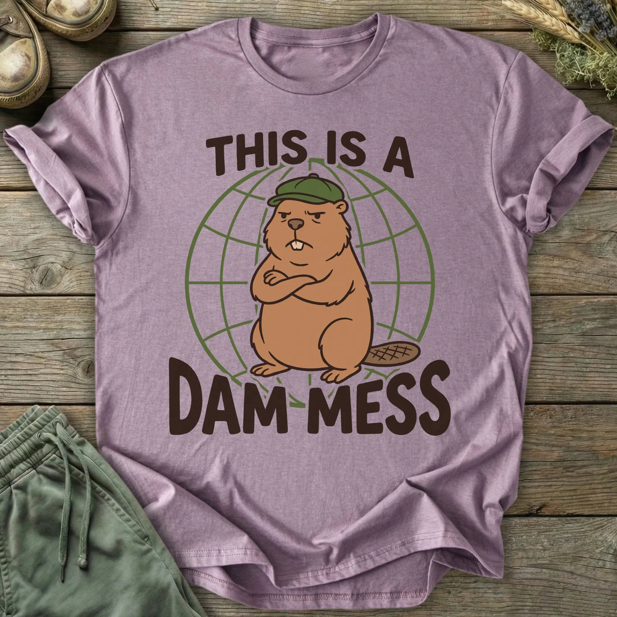Printify T-Shirt Dam Mess T-Shirt