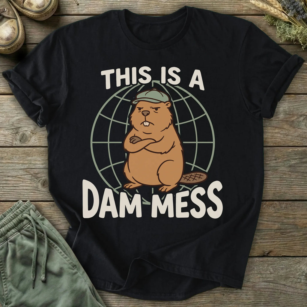 Printify T-Shirt Dam Mess T-Shirt
