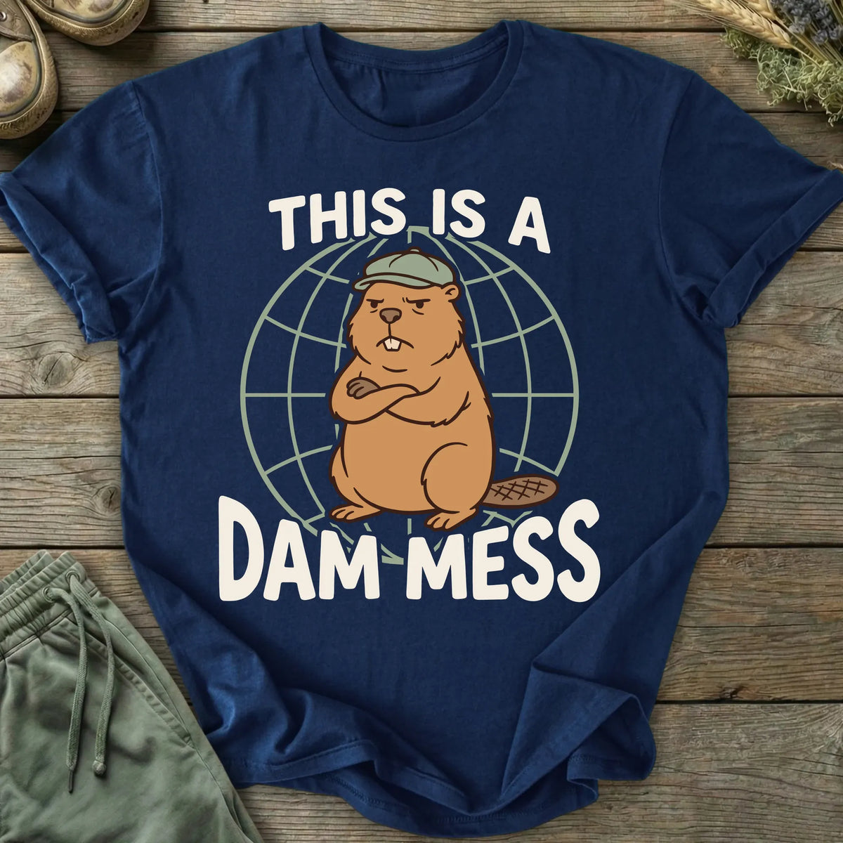 Printify T-Shirt Dam Mess T-Shirt