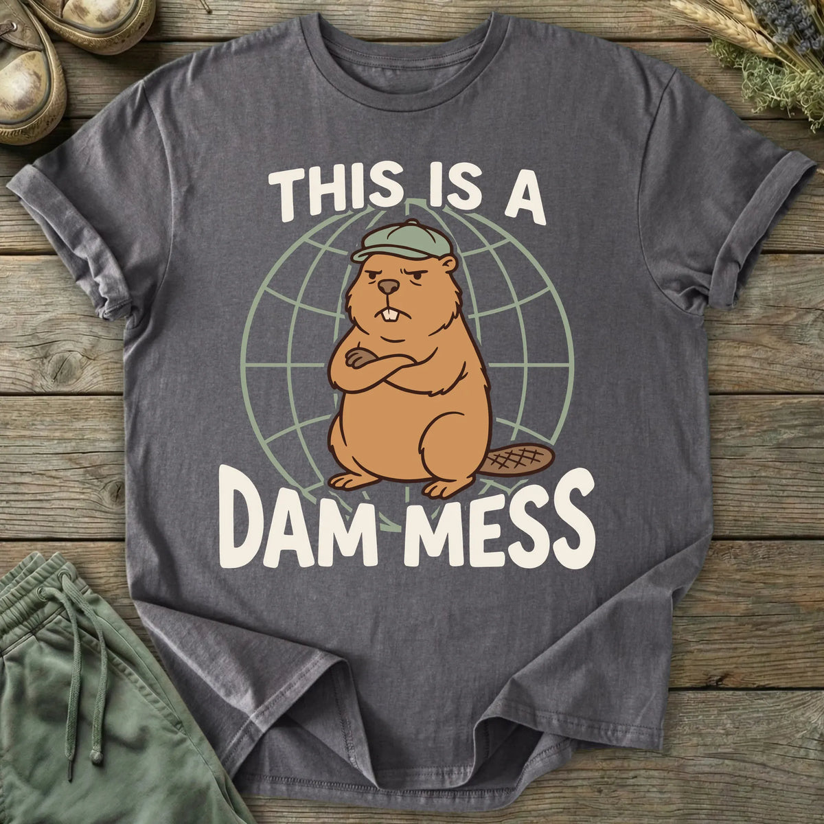 Printify T-Shirt Dam Mess T-Shirt