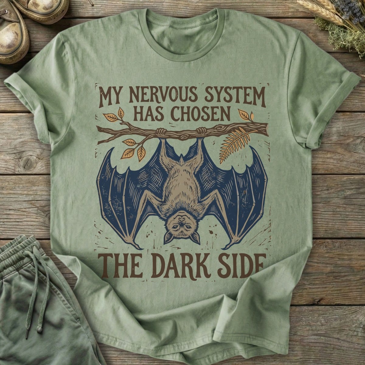 Printify T-Shirt Dark Side Bat T-Shirt