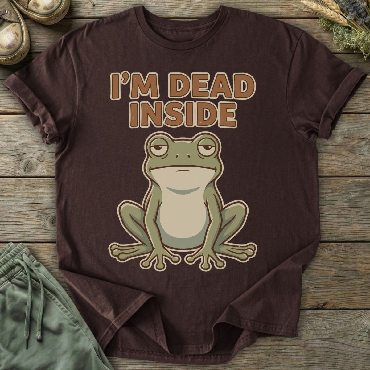 Printify T-Shirt Dead Inside T-Shirt