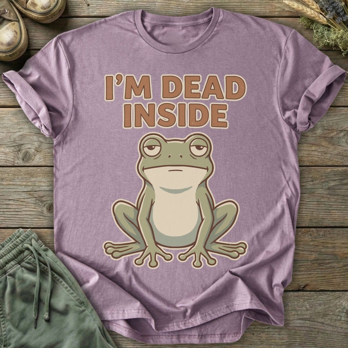 Printify T-Shirt Dead Inside T-Shirt