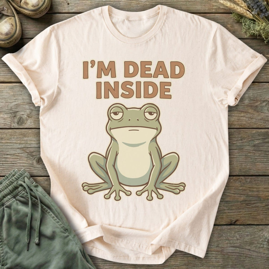 Printify T-Shirt Dead Inside T-Shirt