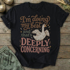 Printify T-Shirt Deeply Concerning Goose T-Shirt