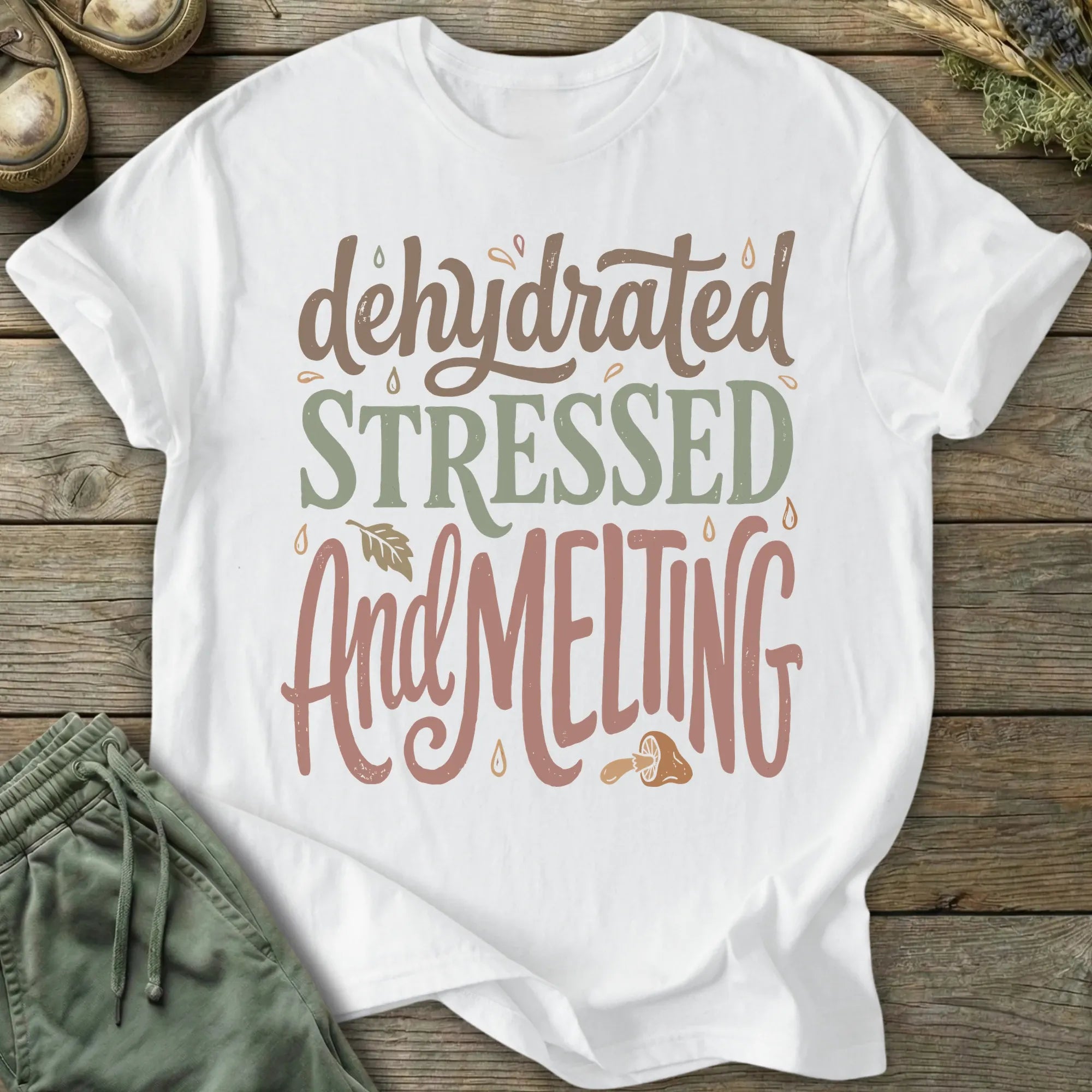 Printify T-Shirt Dehydrated Stressed T-Shirt