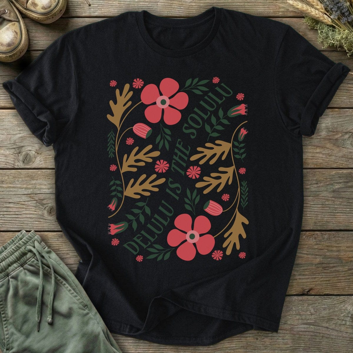 Printify T-Shirt Delulu T-Shirt