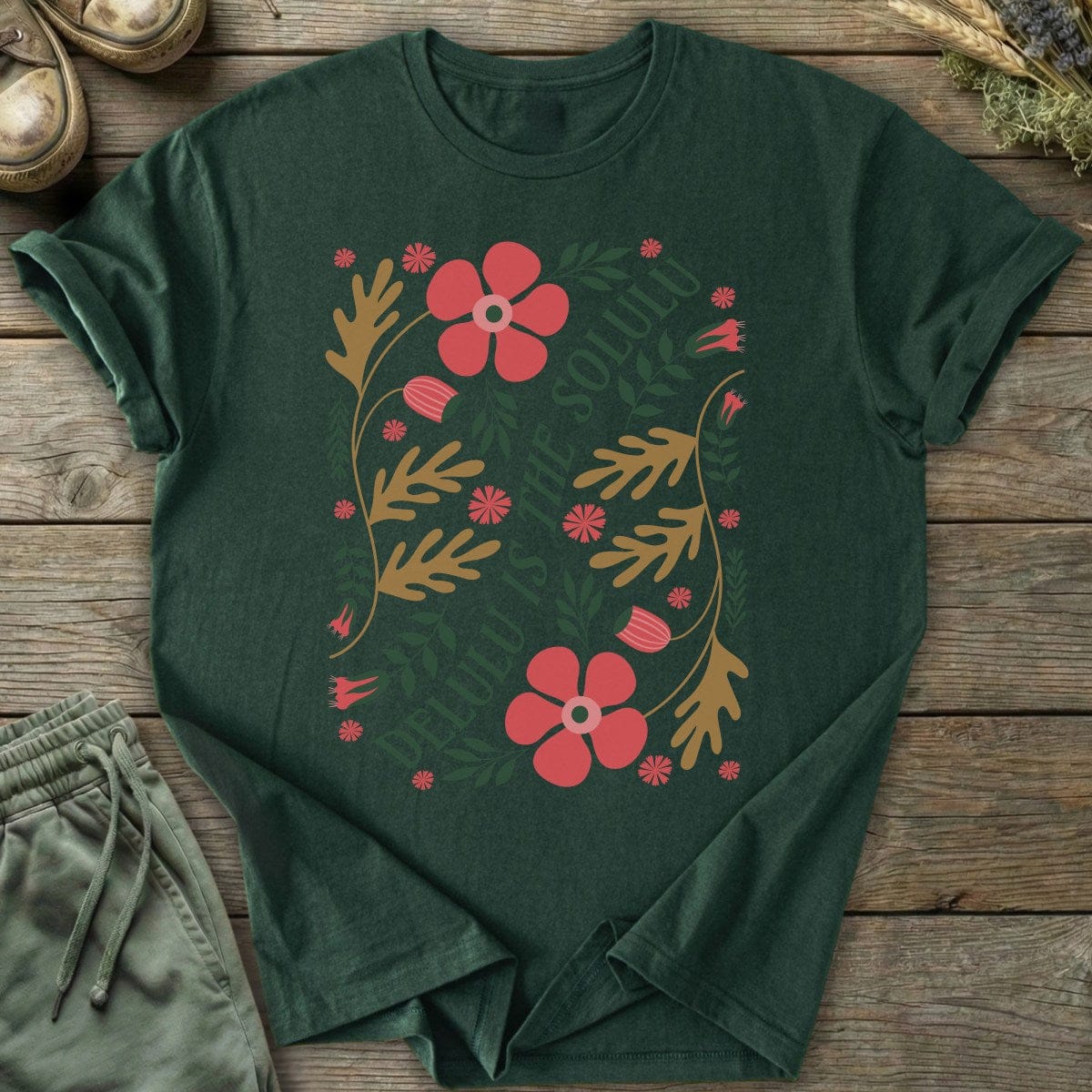 Printify T-Shirt Delulu T-Shirt