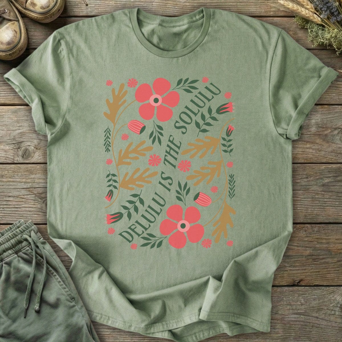 Printify T-Shirt Delulu T-Shirt