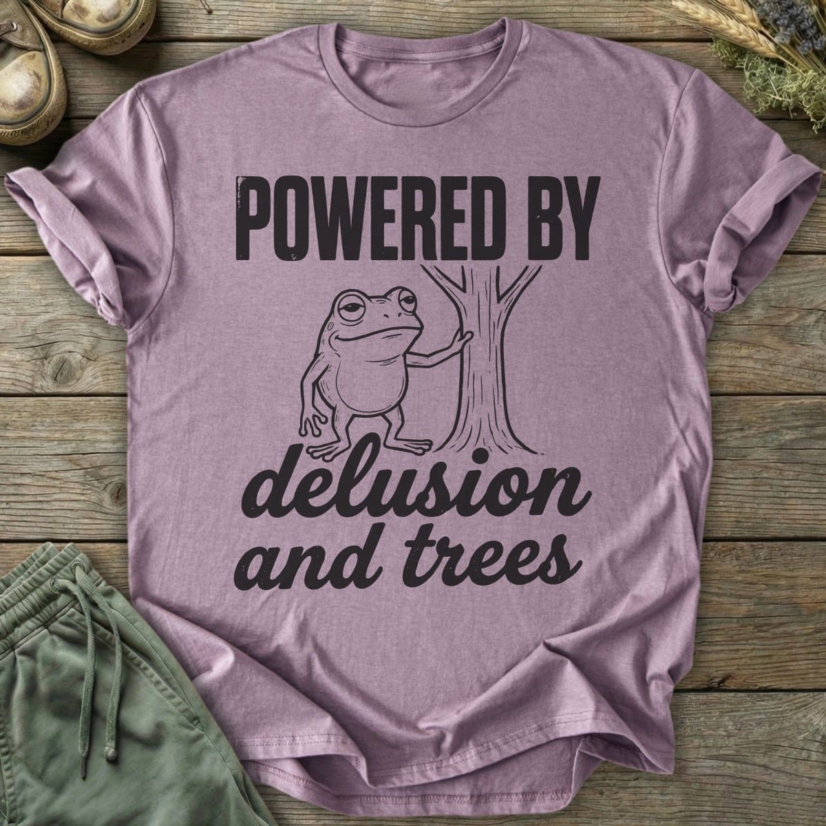 Printify T-Shirt Delusion And Trees T-Shirt