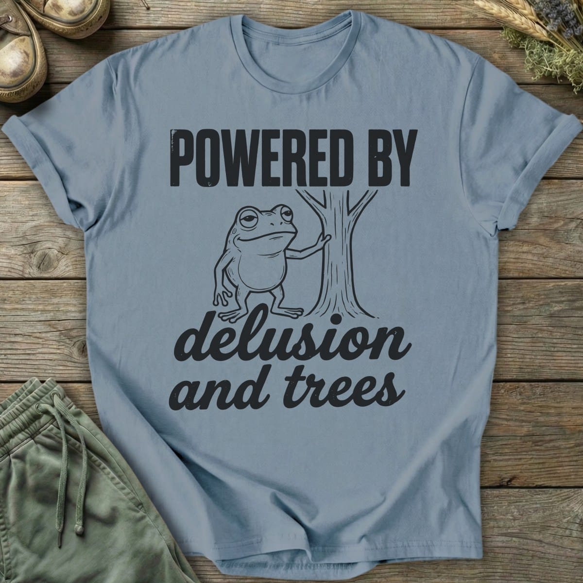 Printify T-Shirt Delusion And Trees T-Shirt
