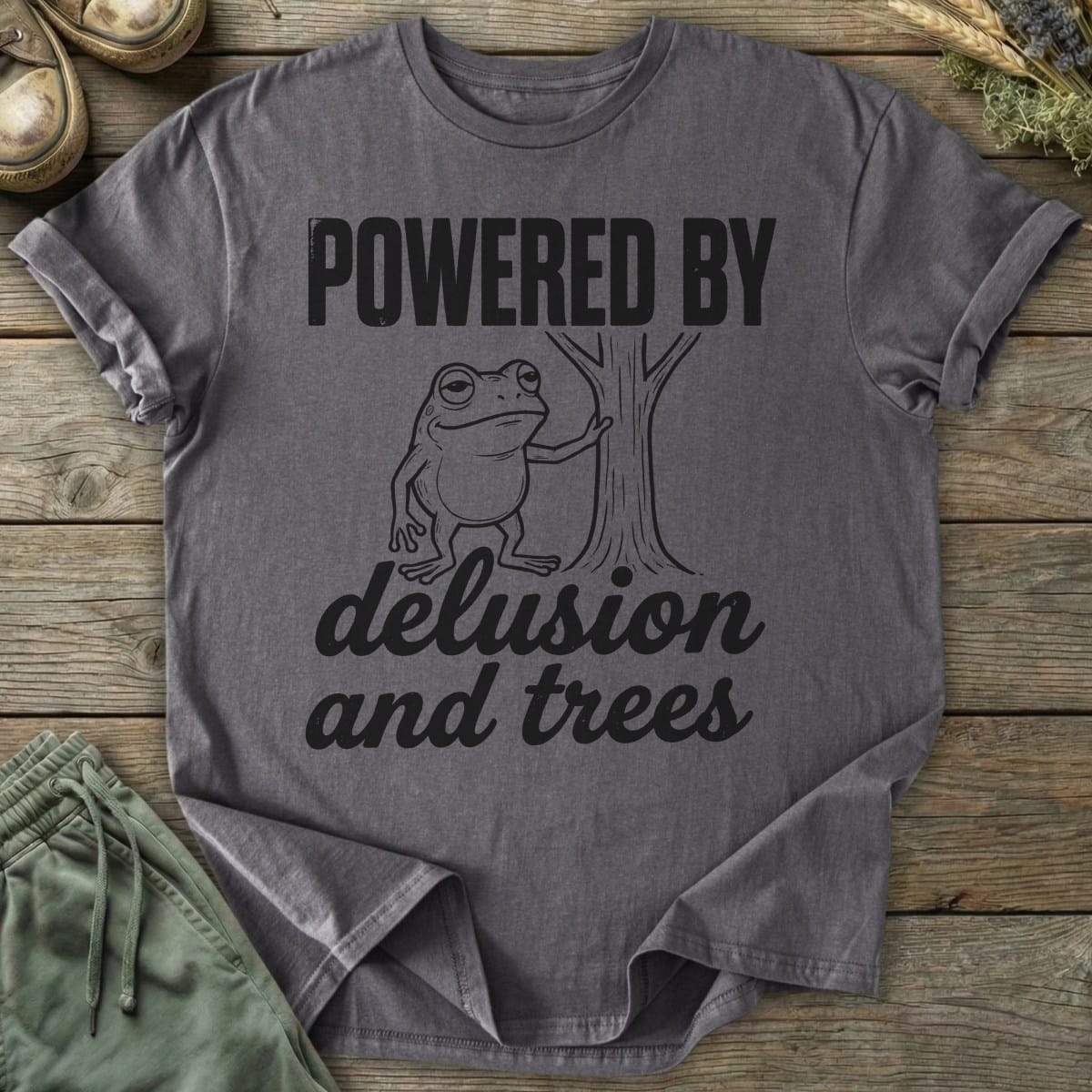 Printify T-Shirt Delusion And Trees T-Shirt
