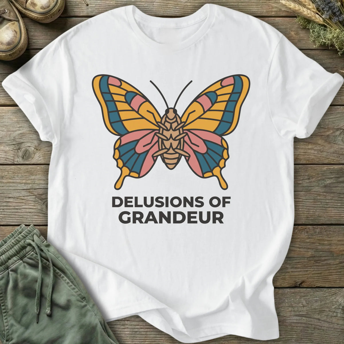 Printify T-Shirt Delusions Of Grandeur T-Shirt
