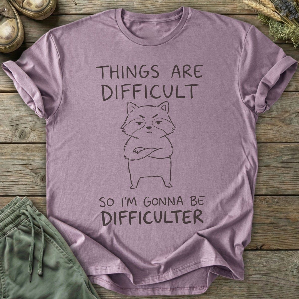Printify T-Shirt Difficulter T-Shirt