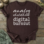 Printify T-Shirt Digital Burnout T-Shirt