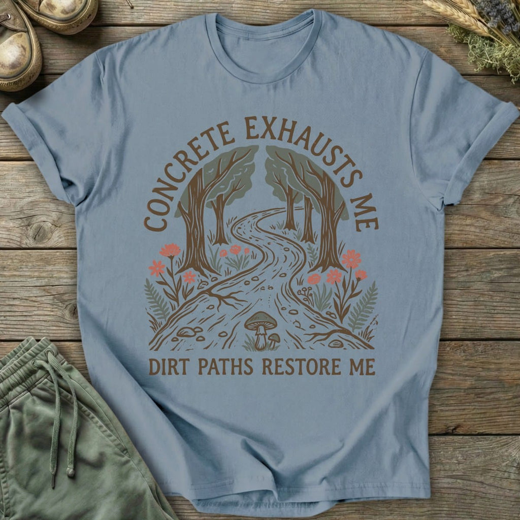 Printify T-Shirt Dirt Paths Restore T-Shirt