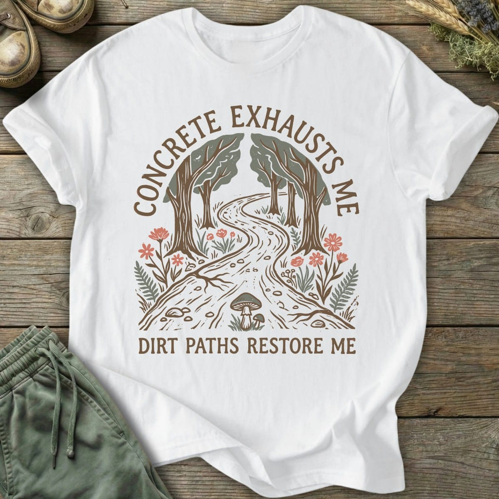 Printify T-Shirt Dirt Paths Restore T-Shirt