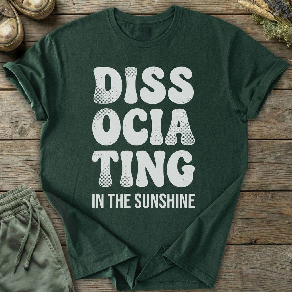 Printify T-Shirt Dissociating In Sun T-Shirt