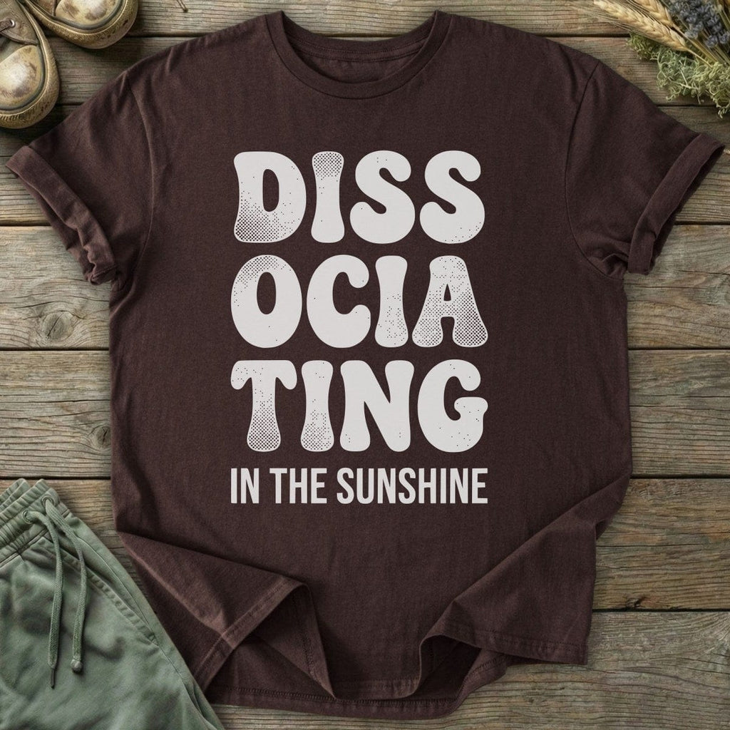 Printify T-Shirt Dissociating In Sun T-Shirt