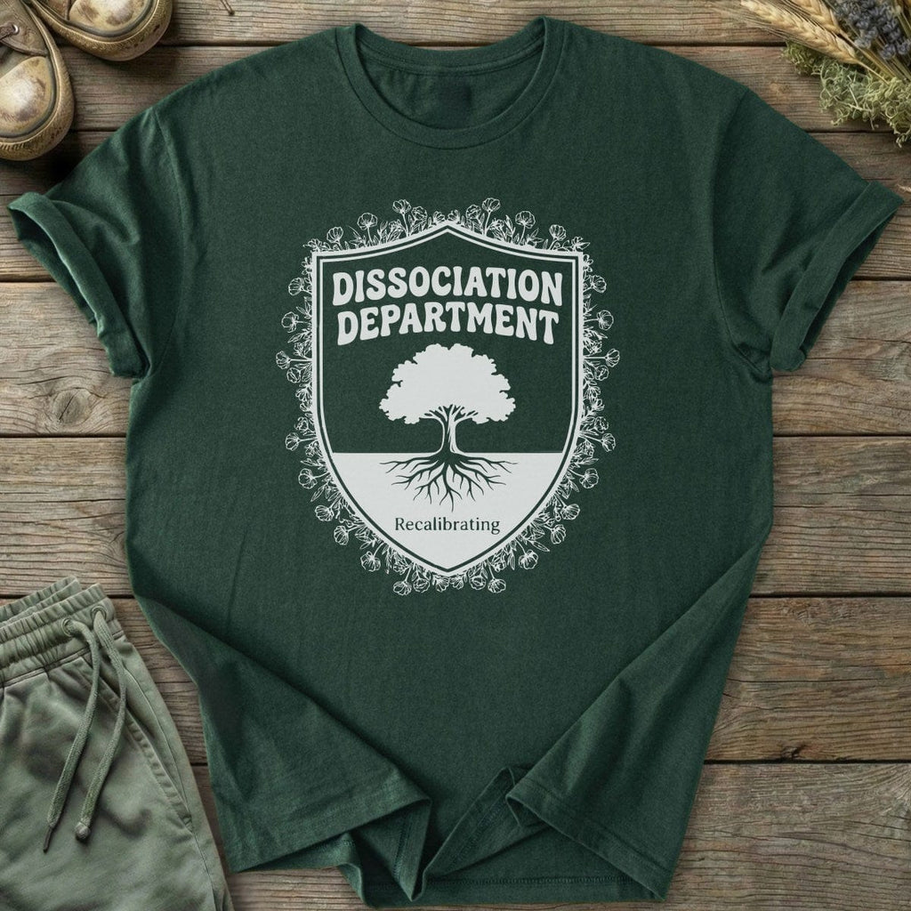 Printify T-Shirt Dissociation Dept T-Shirt