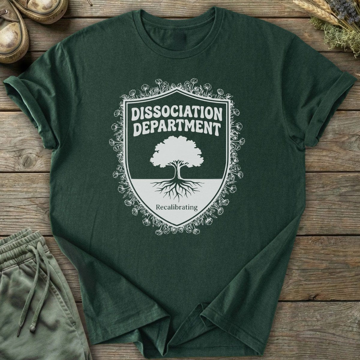 Printify T-Shirt Dissociation Dept T-Shirt