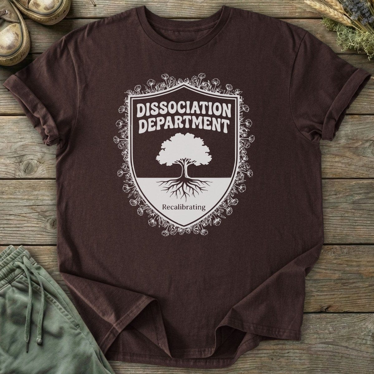 Printify T-Shirt Dissociation Dept T-Shirt