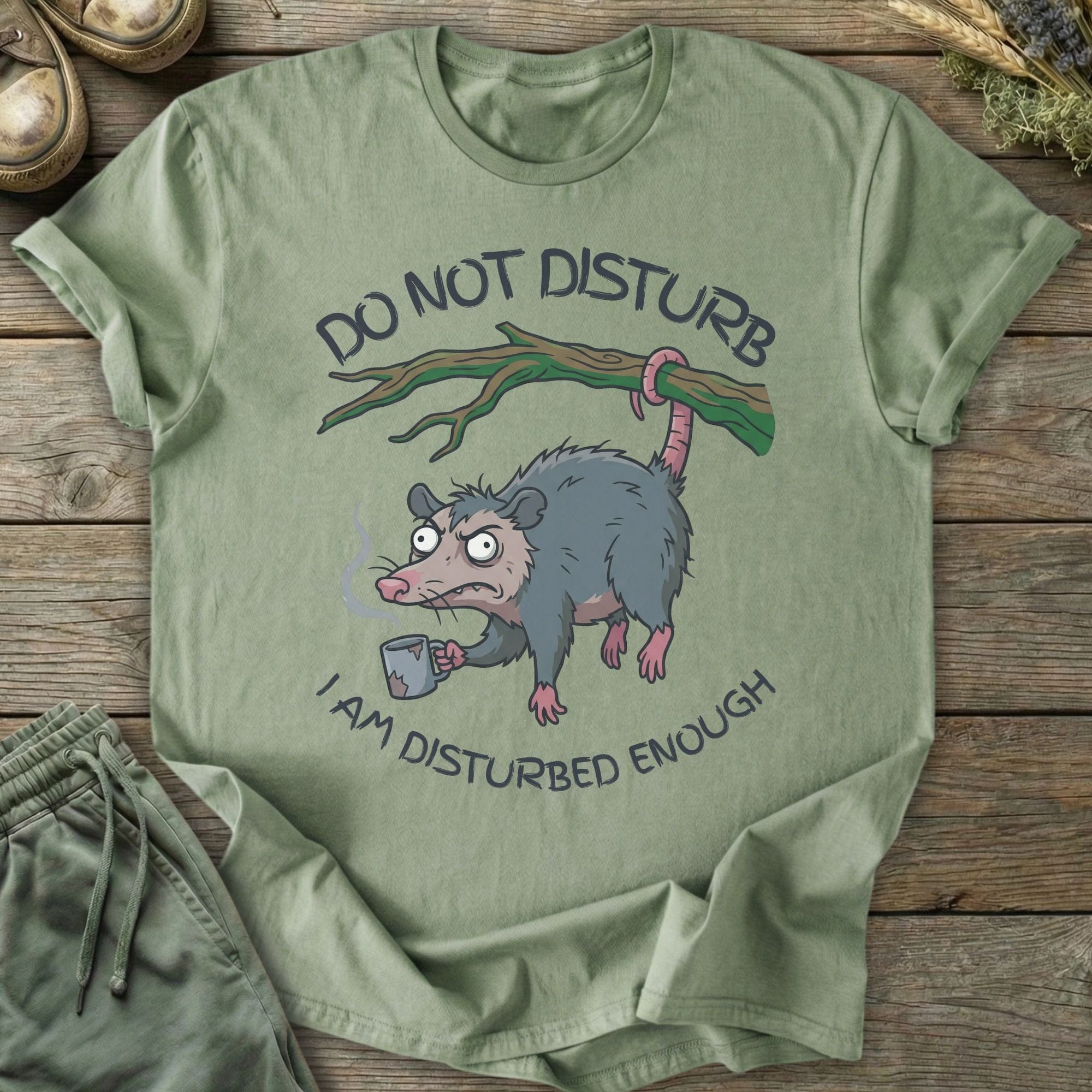 Printify T-Shirt Disturbed Enough T-Shirt