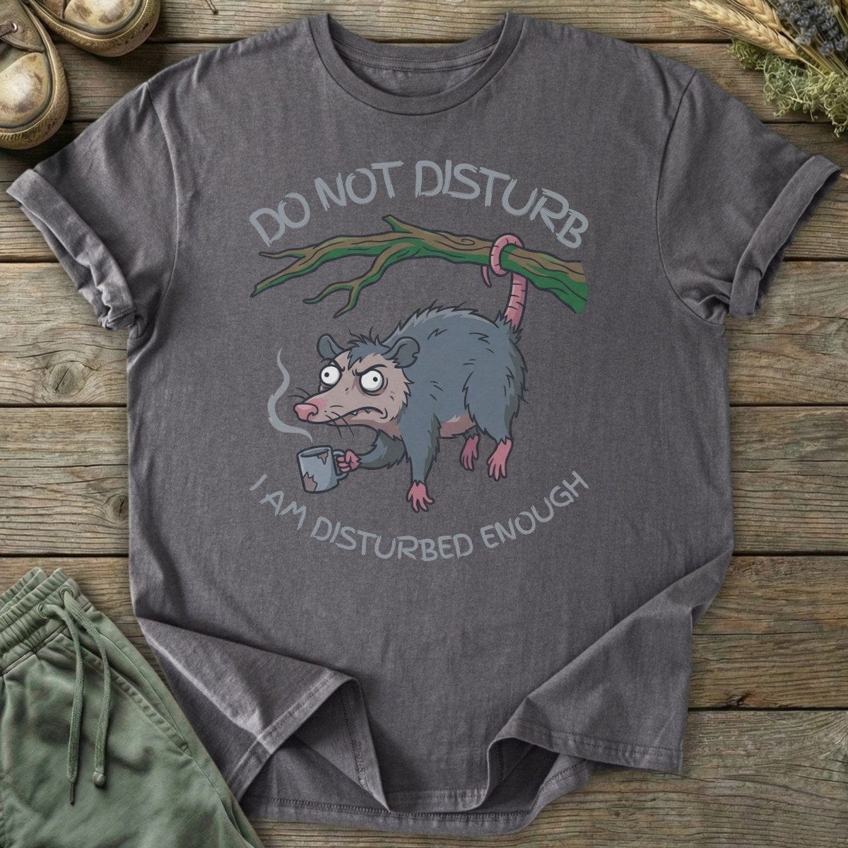 Printify T-Shirt Disturbed Enough T-Shirt
