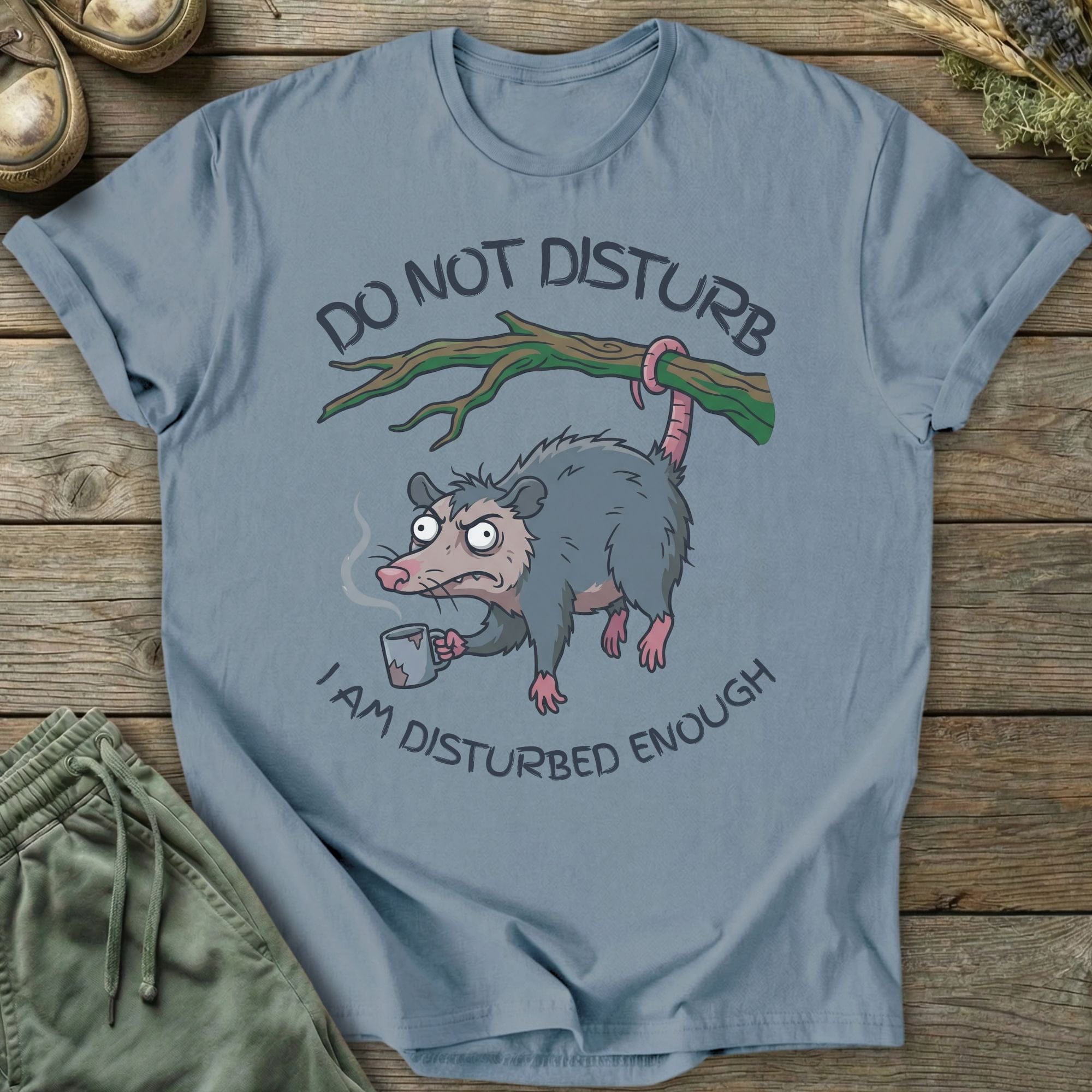 Printify T-Shirt Disturbed Enough T-Shirt