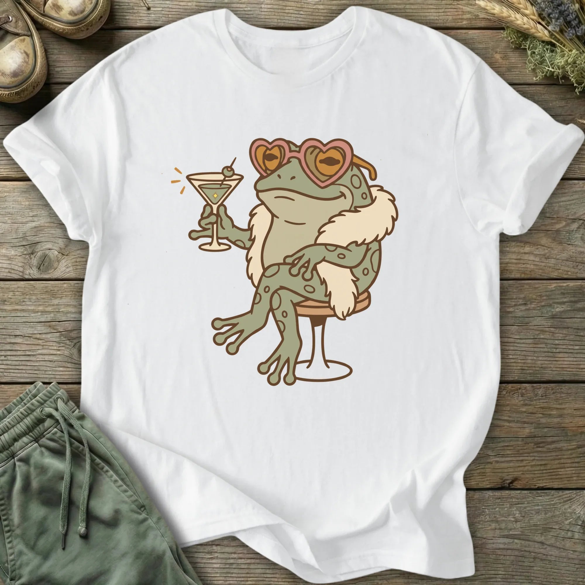 Printify T-Shirt Diva Frog T-Shirt