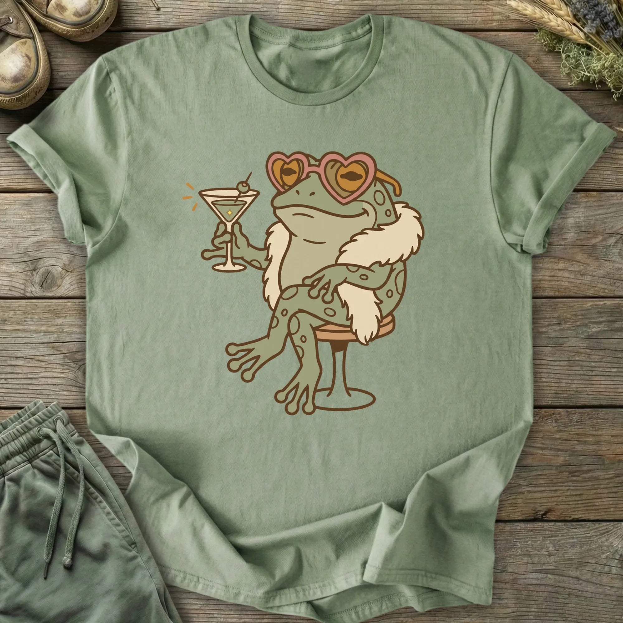 Printify T-Shirt Diva Frog T-Shirt