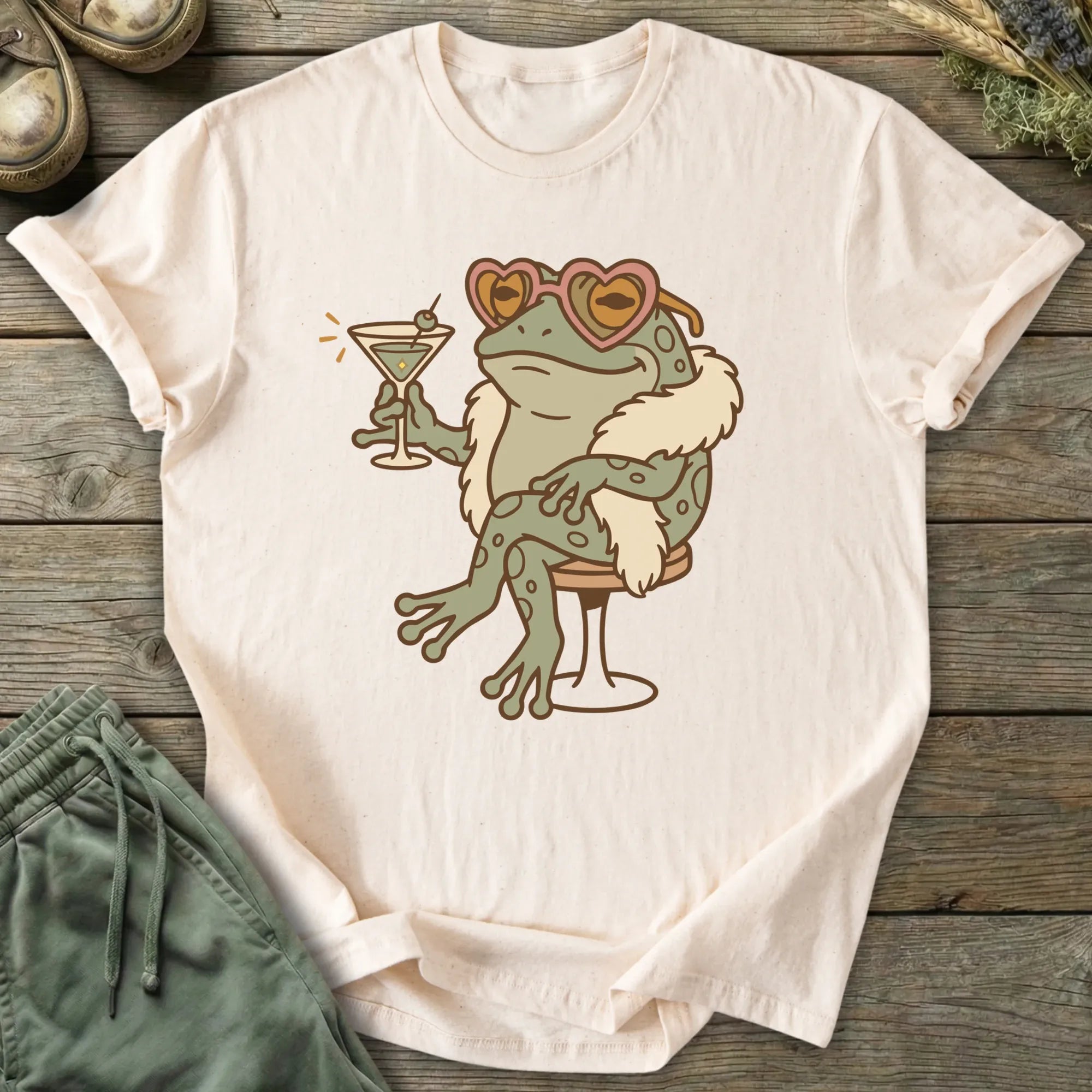 Printify T-Shirt Diva Frog T-Shirt
